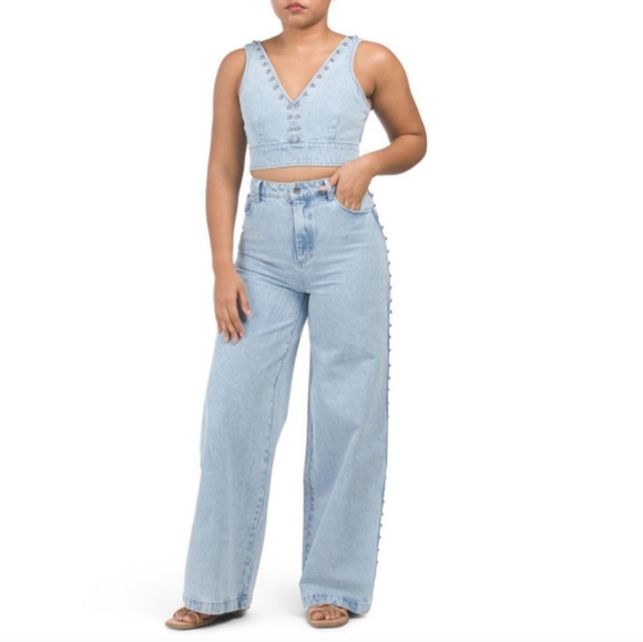 House of Harlow Jeans set. 2 pc.Size M/8 - Picture 5 of 6